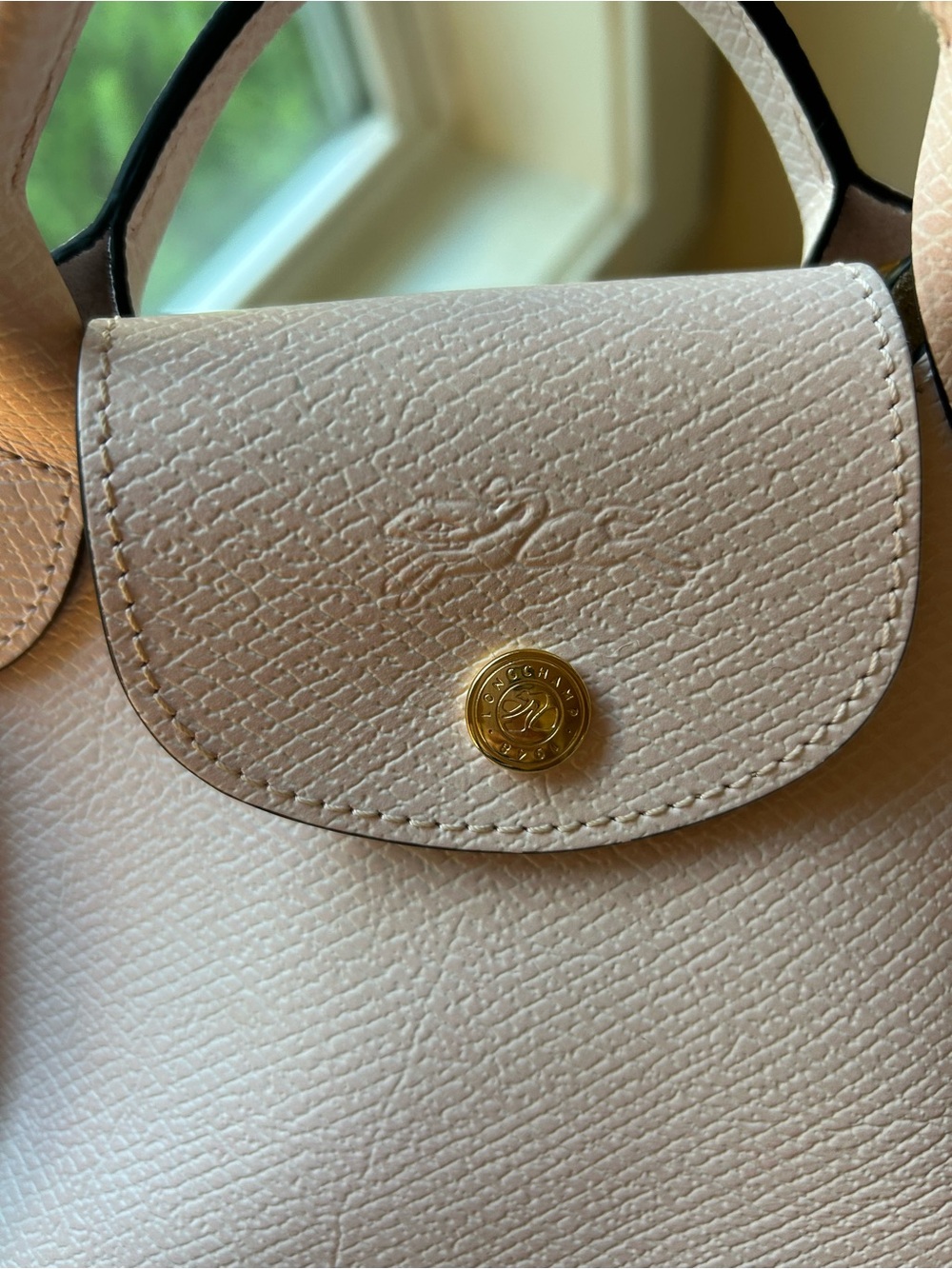 Longchamp Small Top-Handle Tote in Light Pink - Picture 5 of 5